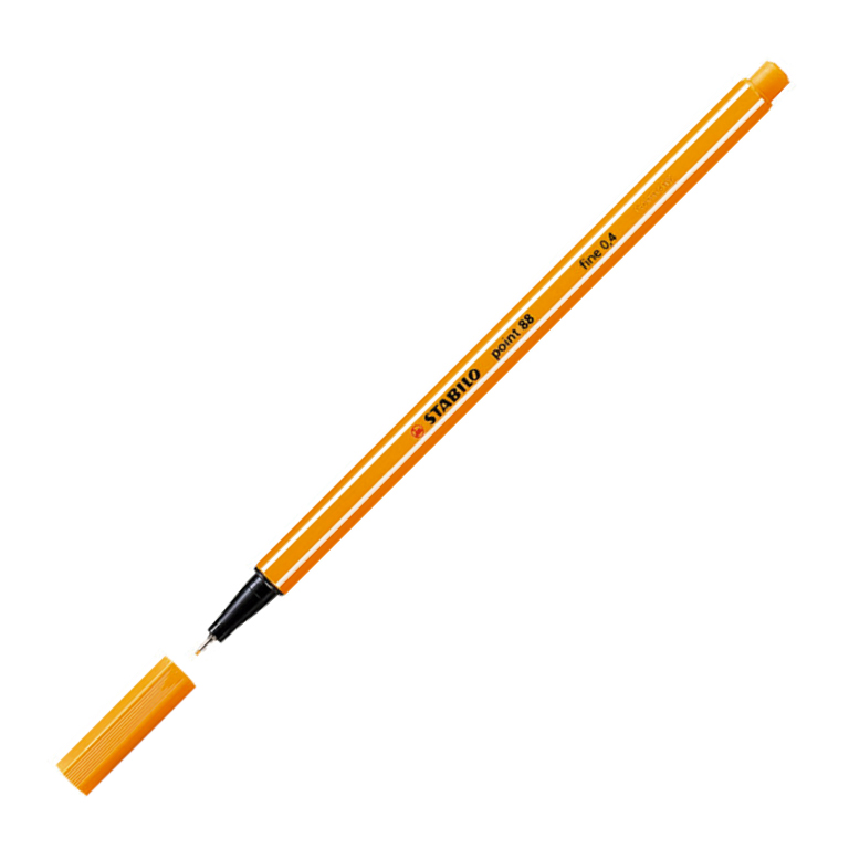 ROTULADOR STABILO POINT 88 PUNTA DE FIBRA COLOR NARANJA 0,4 MM