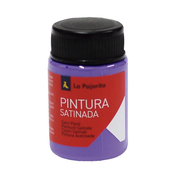 TEMPERA LATEX SATINADA LA PAJARITA BOTE 35ML COLOR VIOLETA